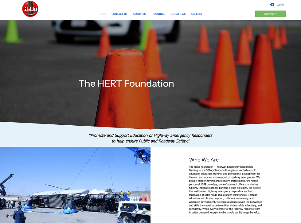 Training Website Design Montana - HERT Foundation