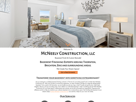 Basement Remodeling Website Design Brighton - McNeely Construction