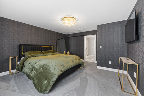 Modern Basement Finish - Thornton, Colorado McNeely Construction