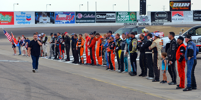 Sprint Car Driver Introductions - Colorado National Speedway 7-3-26