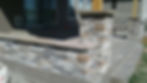 Installation of Firepit, Siting Bench, and Columns