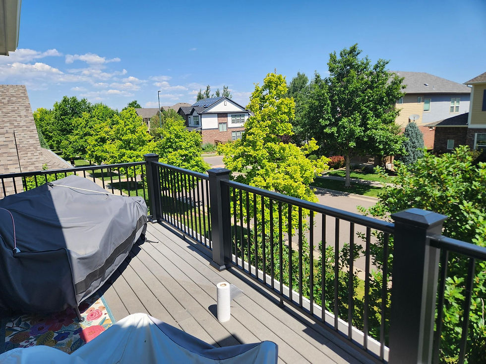 Brown Georgian Style Railing - Denver Deck Supply