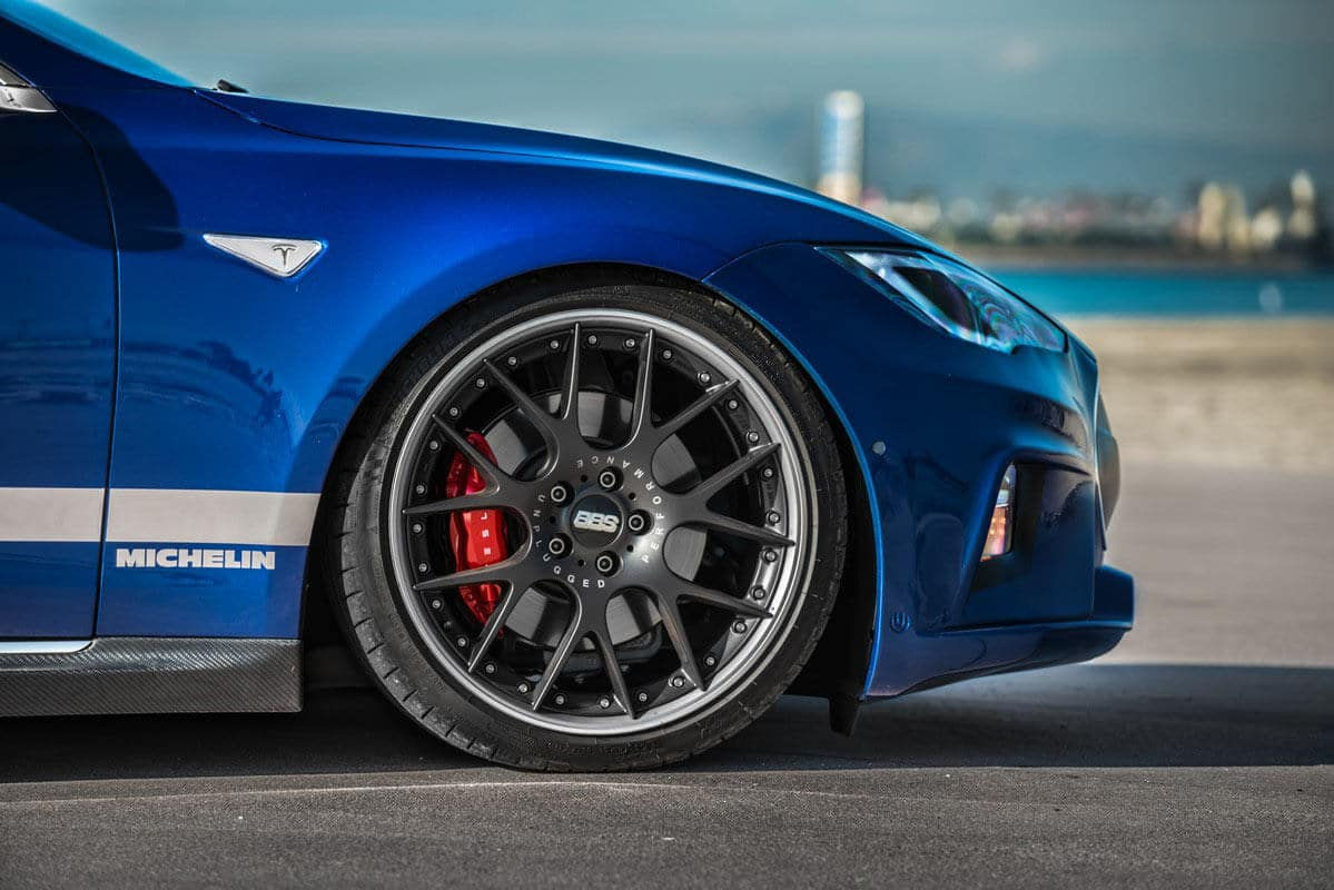 "UP-01 BBS 21″ WHEEL PACKAGE FOR TESLA MODEL S AND MODEL X