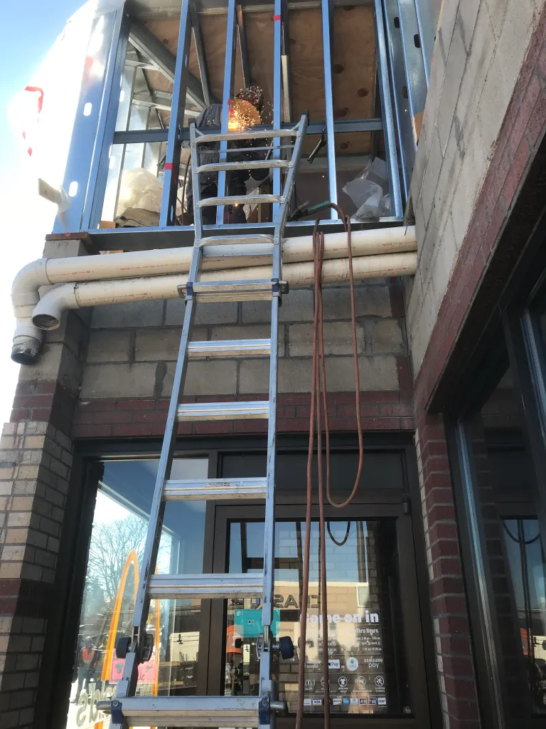 McDonalds Exterior Welding - Larry's Mobile Welding