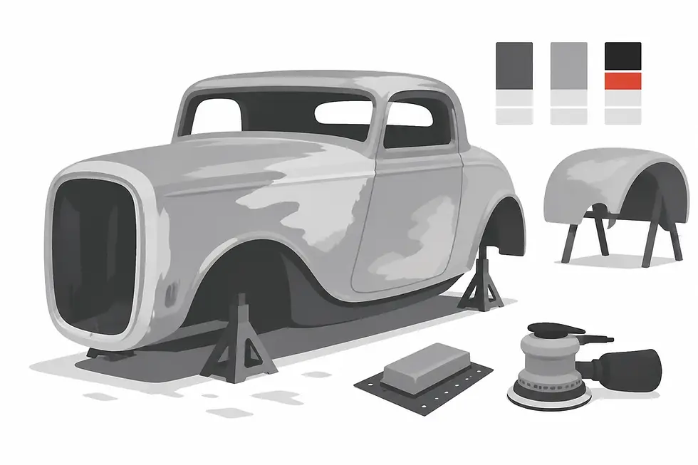 Why Prep Work Determines the Outcome of Any Custom Paint Job on a Hot Rod
