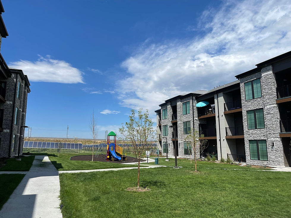 Apartment Complex Aluminum Deck Railing - Denver Deck Supply