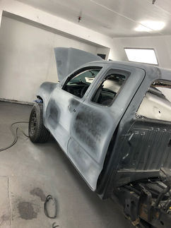Toyota Tundra Vehicle Restoration & Fabricated Roll Cage - Auto Body & Frame Clinic