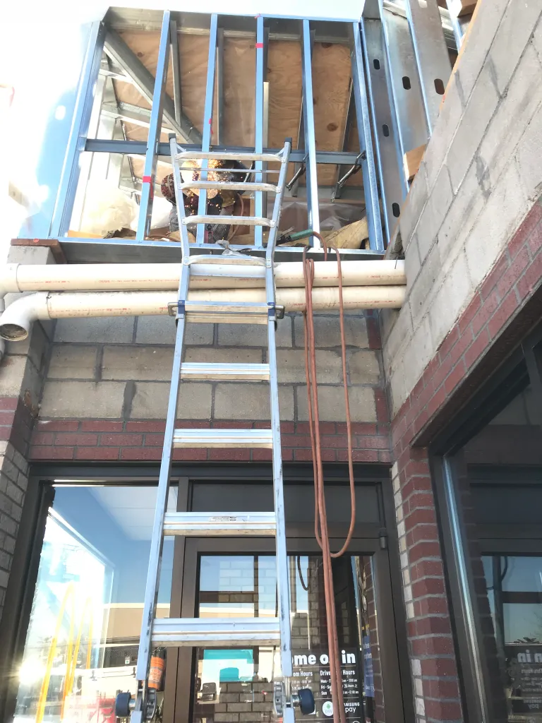 McDonalds Exterior Welding - Larry's Mobile Welding