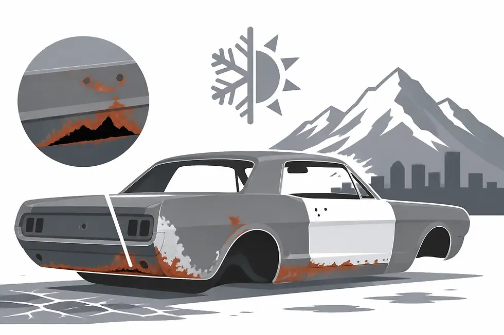 Rust Repair on Classic Cars in Denver: Why Colorado's Climate Creates Unique Restoration Challenges