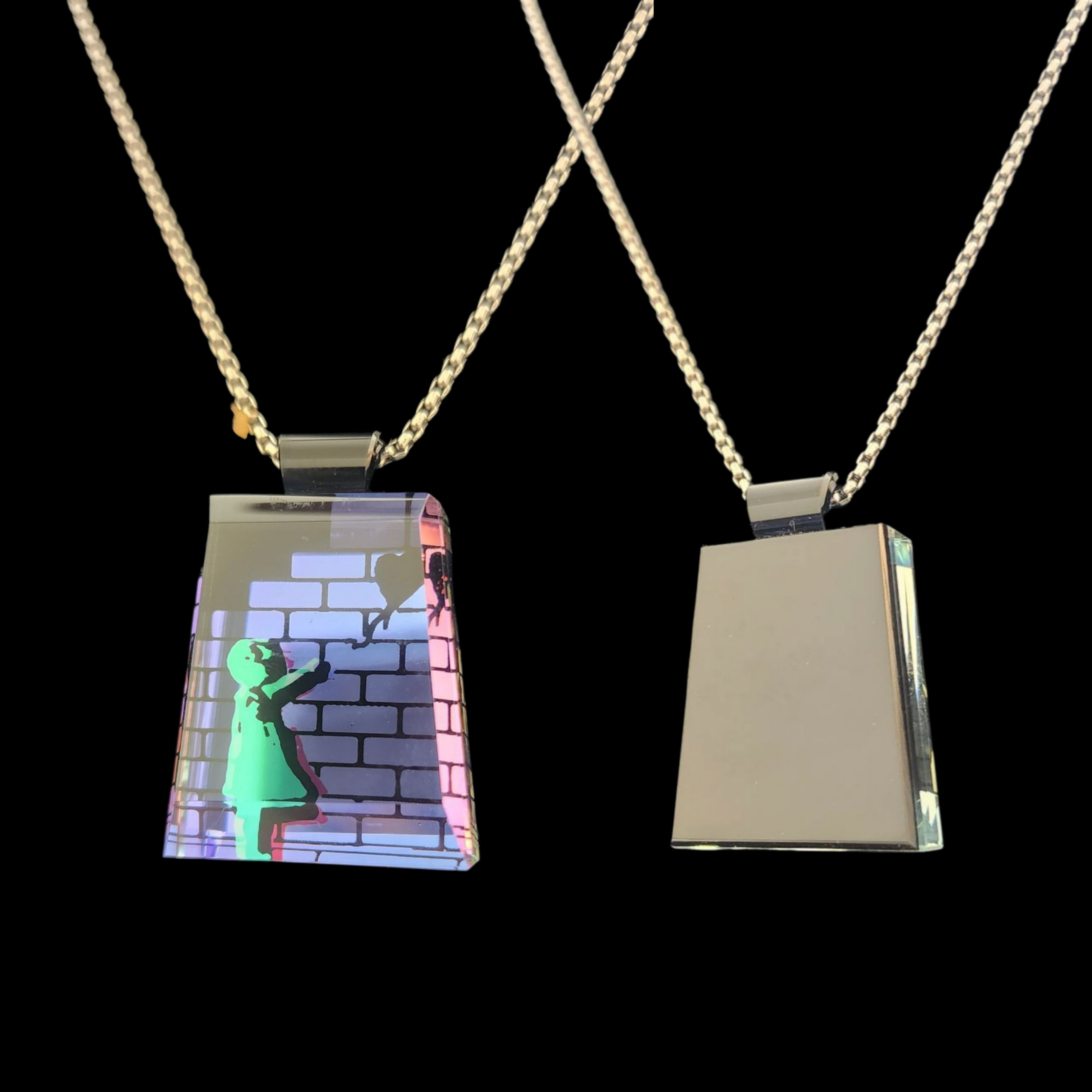 Heady Glass Pendant Boro Barto Banksy