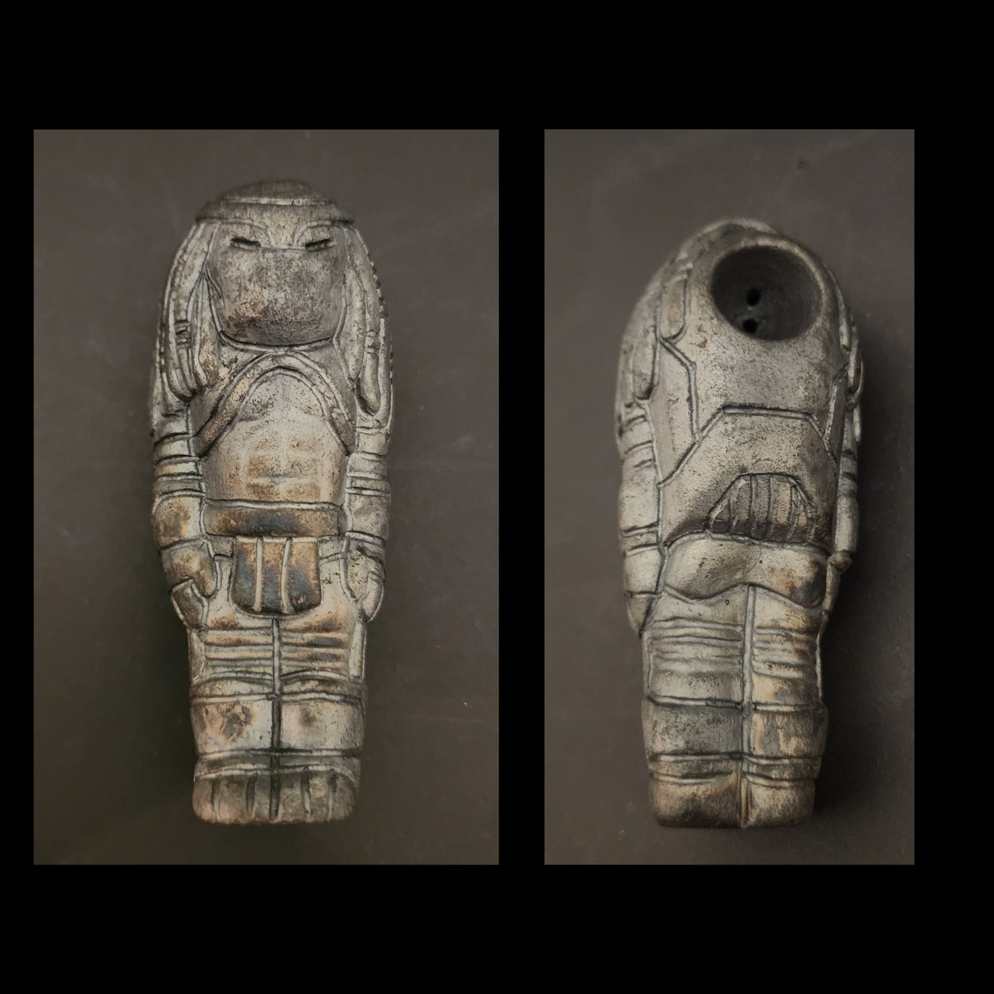 Alien Predator Pipe - Black