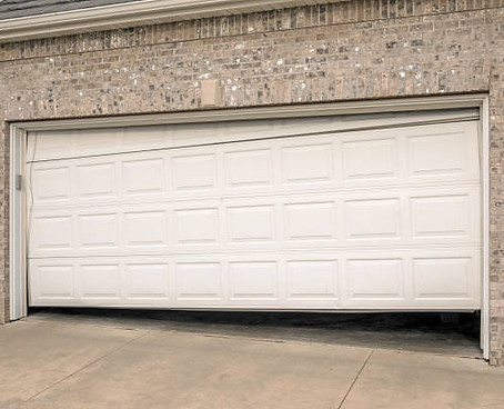 Garage Door Off Track - Hopper's Garage Door Service