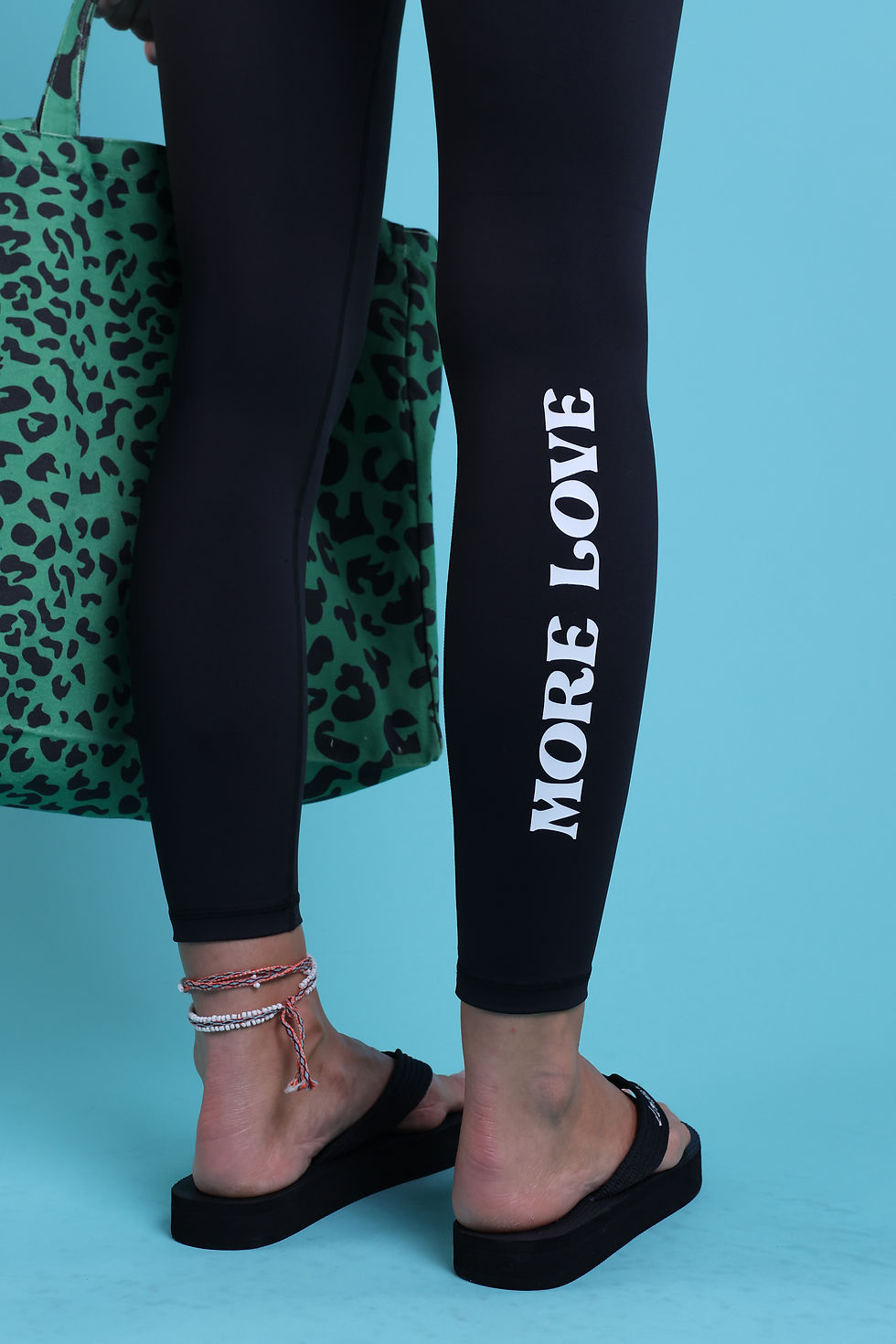 Miniature : legging black satiné lovers bay club