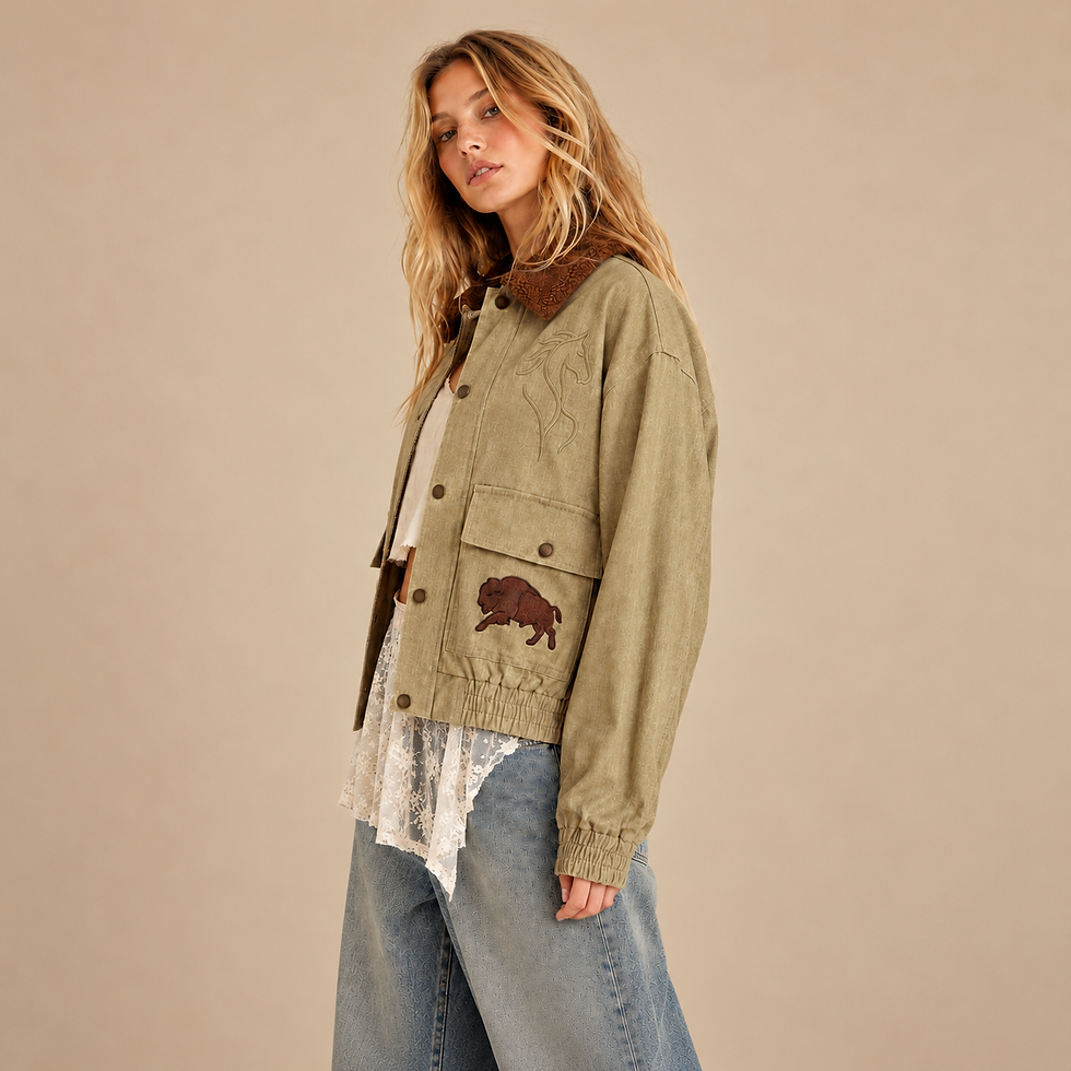 Miniature : Veste sur chemise yellowstone olive
