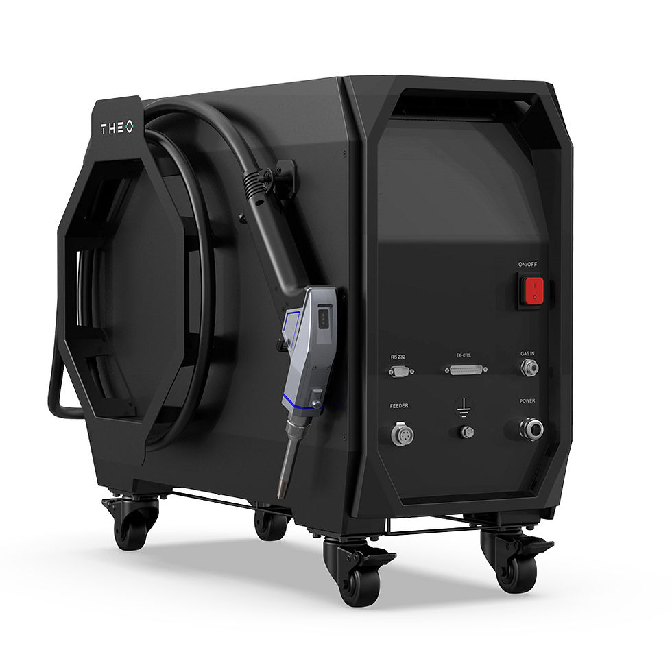 Thumbnail: side image of laser welder showing gun