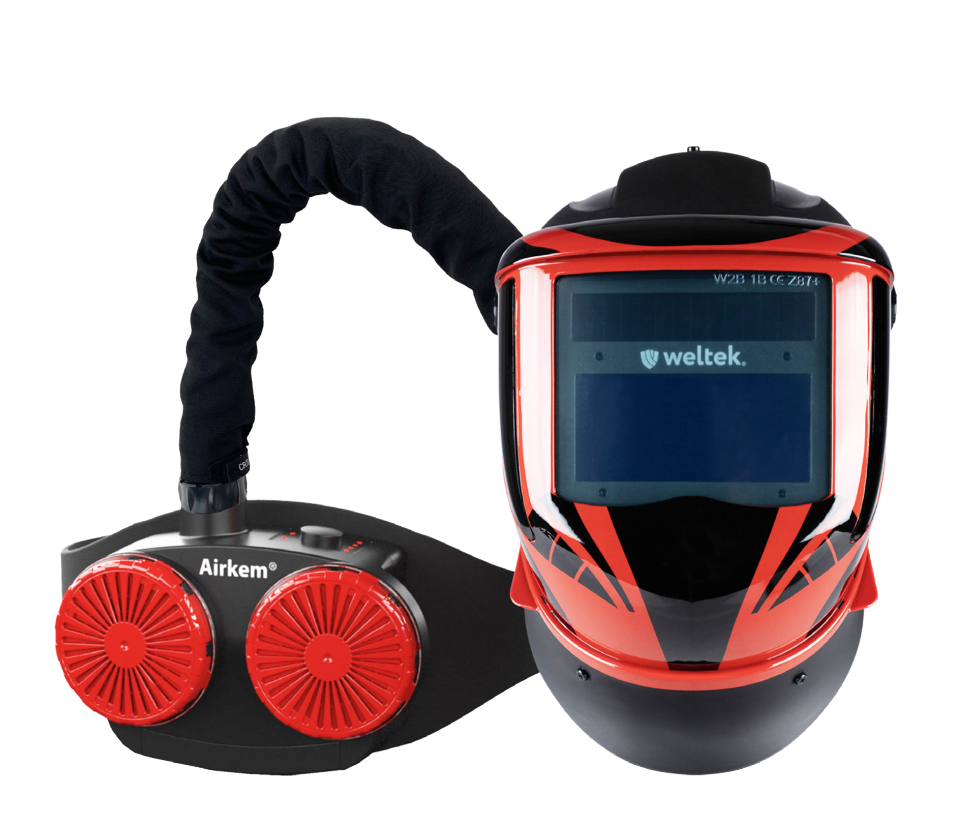 Navitek Welding/Grinding Helmet S4 c/w Airkem Unit