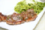 Tallarines Verdes con Bistec