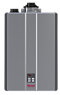 Efficient Rinnai tankless unit, providing endless hot water with smart tech integration