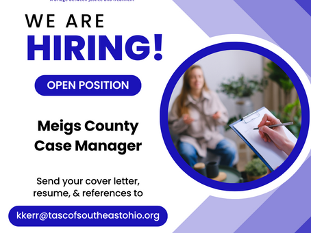Open Position Meigs County Case Manager - 3/5/2024