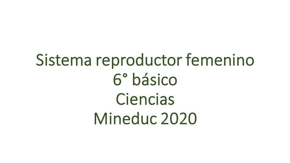 Sistema reproductor femenino