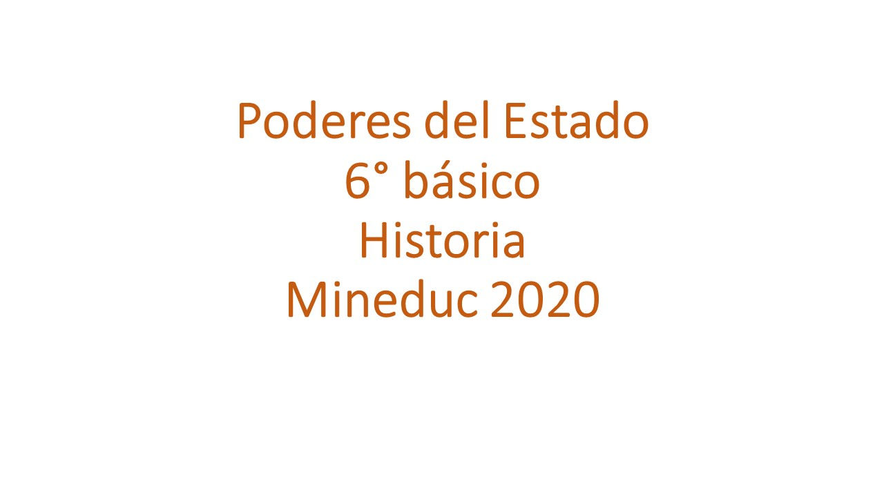 Poderes del Estado