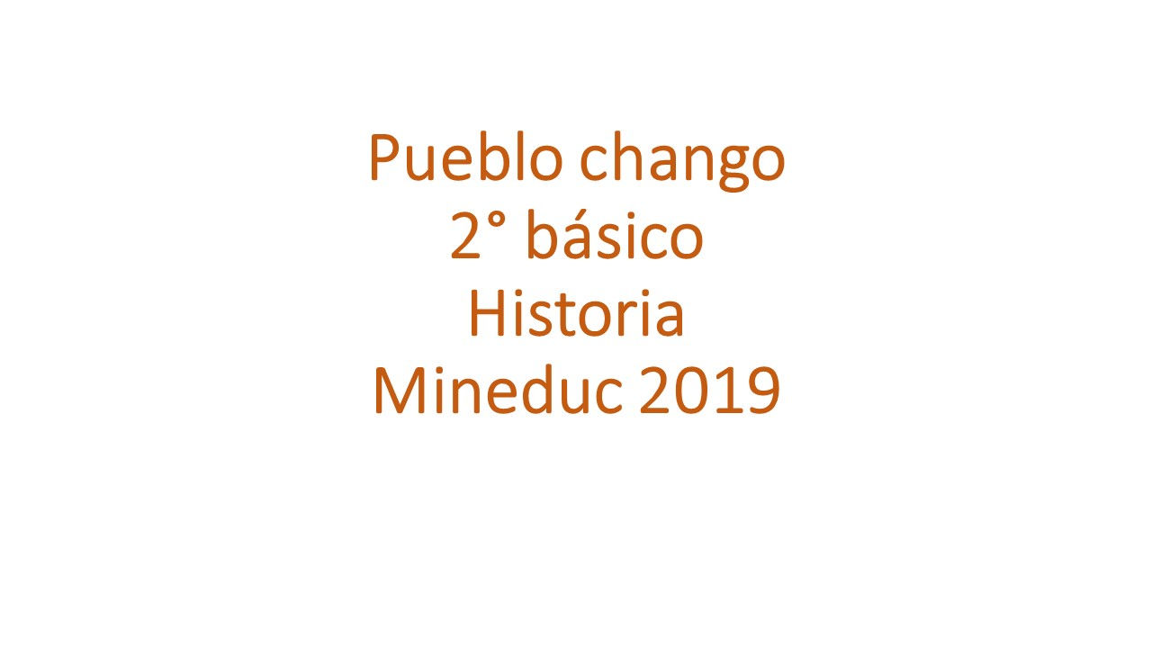 Pueblo chango