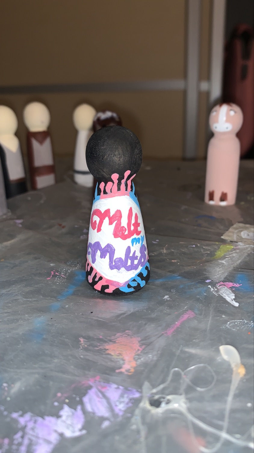 Thumbnail: Large Peg Doll Individuals 65mm
