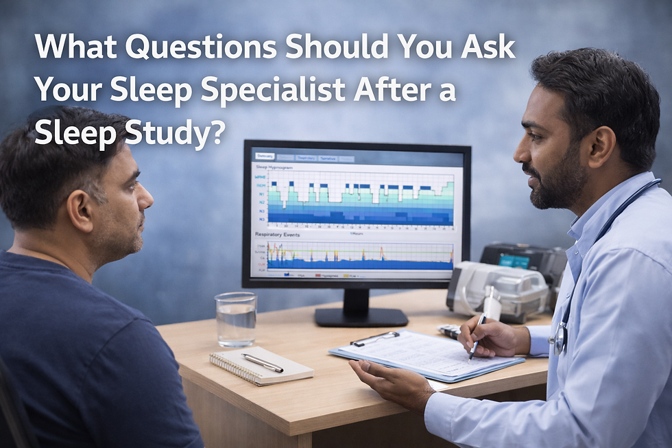 What Questions Should You Ask Your Sleep Specialist After a Sleep Study?