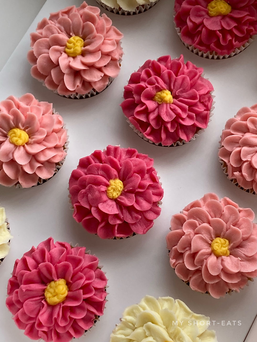 Thumbnail: Assorted Petal Cupcakes