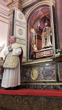 Chiusura della Cappella del Patrono