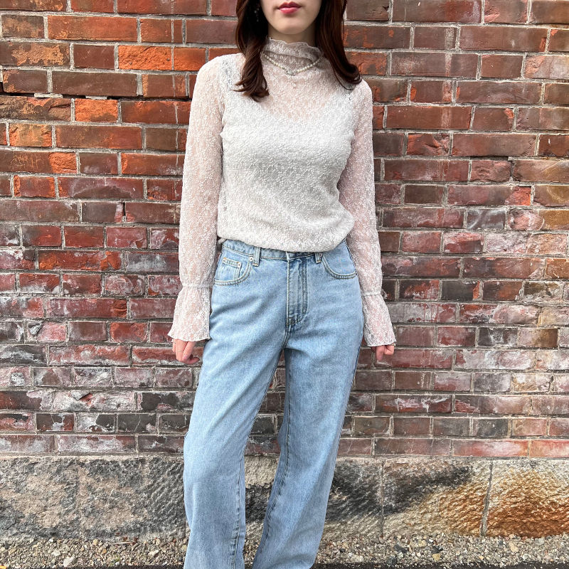 Thumbnail: french blue denim pants