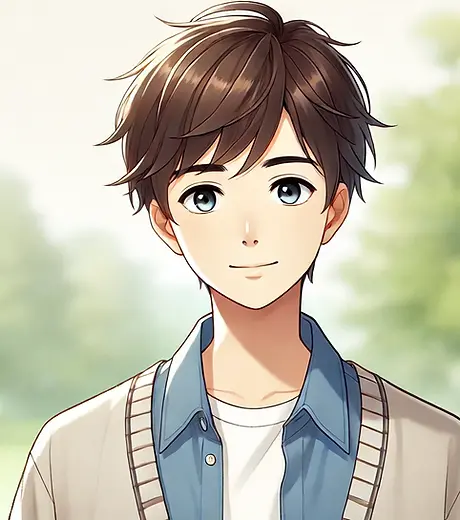 DALL·E 2025-02-15 18.03.32 - A 15-year-old Japanese boy named Kubo Kouga. He has short hai