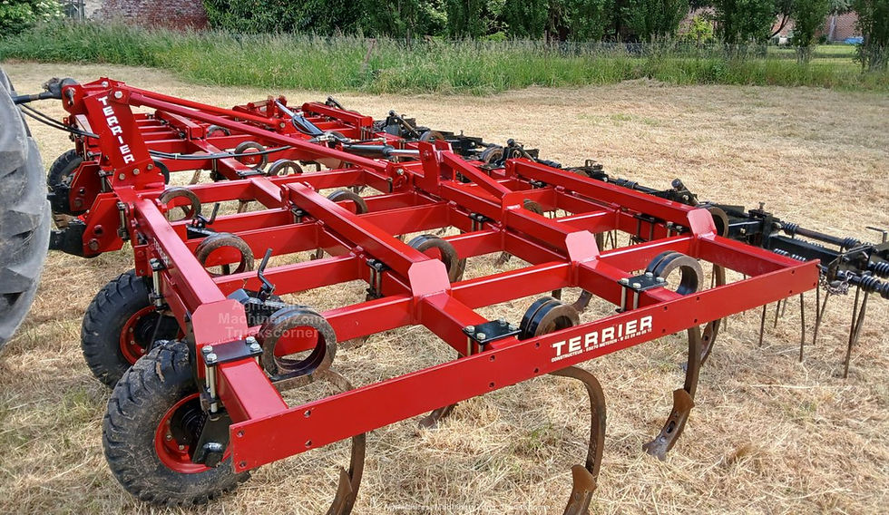 Miniature : Déchaumeur terrier pouvant être transformé en rampe de semis