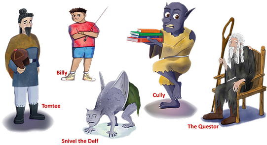 Wandering Ears by Sharon Leino, characters 2a grp 300px.png