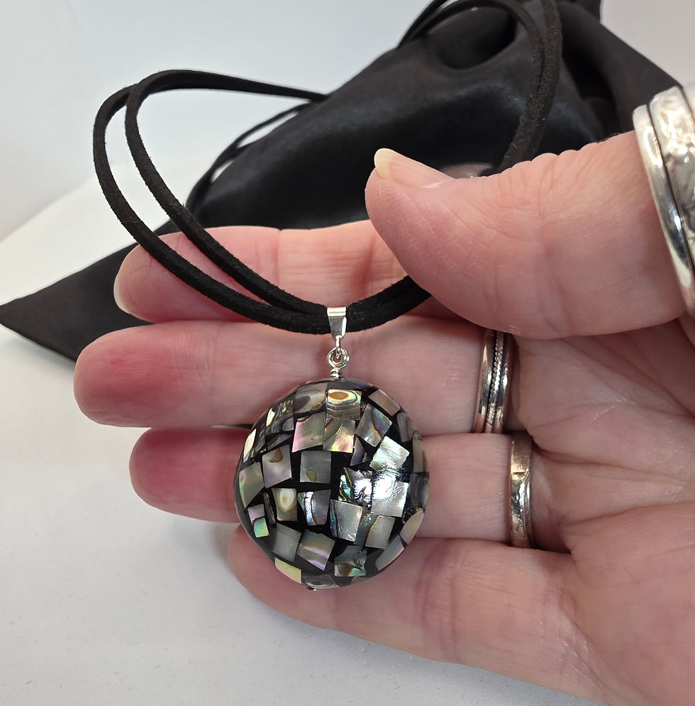 Mosaic Abalone Choker