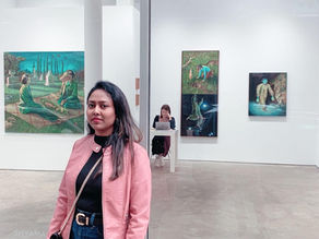 Shyama Golden's Art Show at Harper Gallery