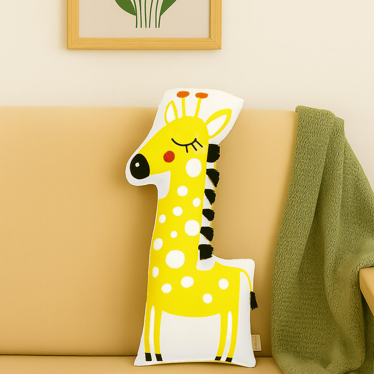 GREG THE GIRAFFE - Shape Pillow