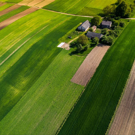 aerial view of land, representing responsible owner-financing strategies