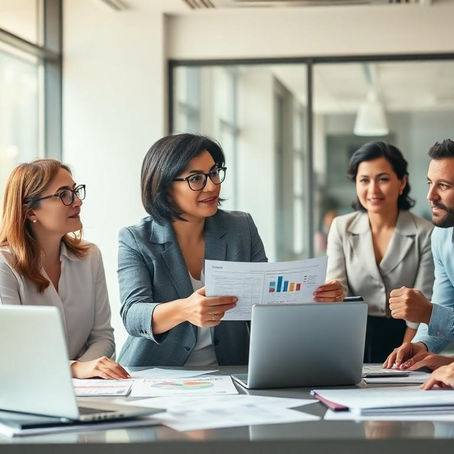 people in a meeting - what is a grant evaluation letter