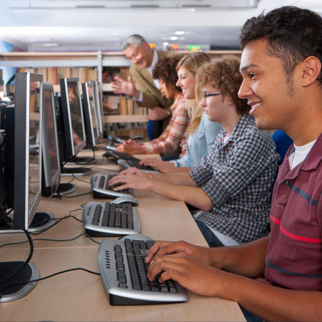 students in a CTE class