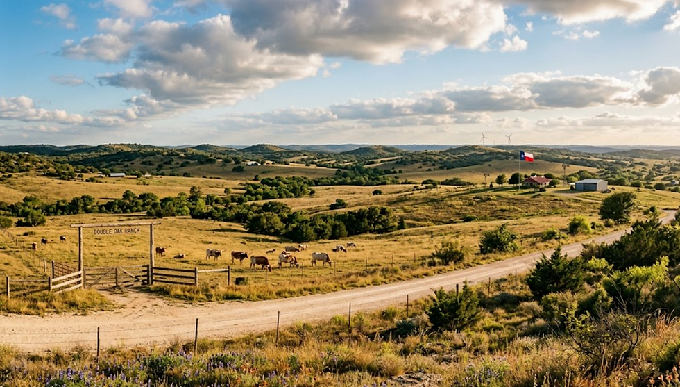 Rural Texas landscape