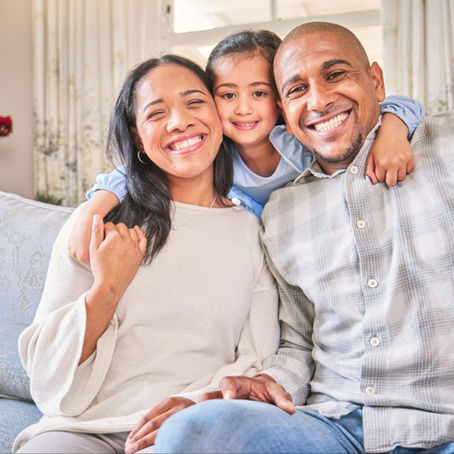 family representing dream of land ownership