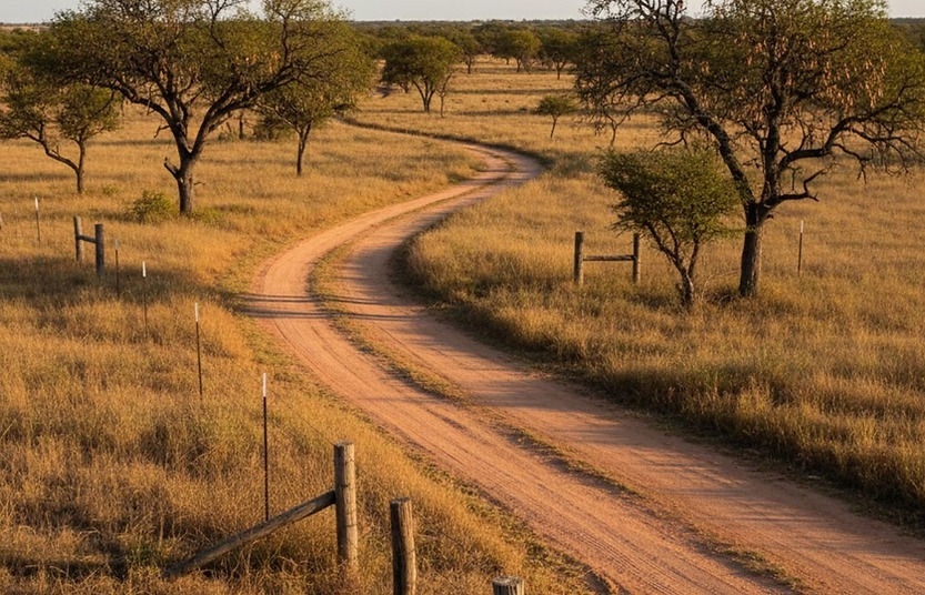 pathway in South Texas