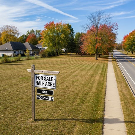 half acre lot for sale