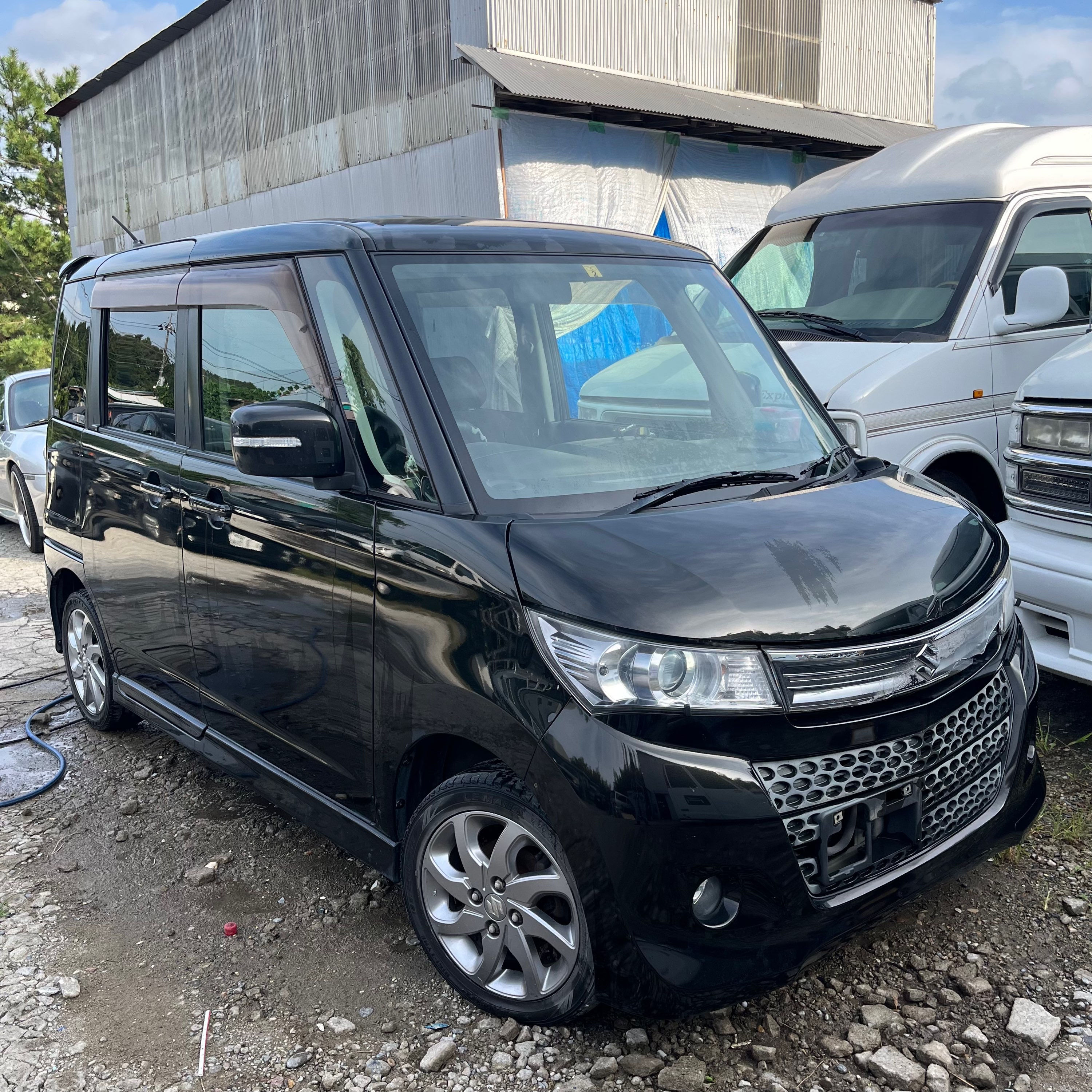 【車検付き】スズキ・パレットSWリミテッド2!Rスピーカ!ナビ!エアコン修理済み