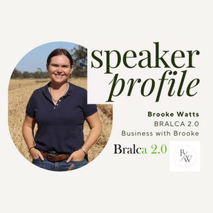 Next Gen Speaker Spotlight - Brooke Watts