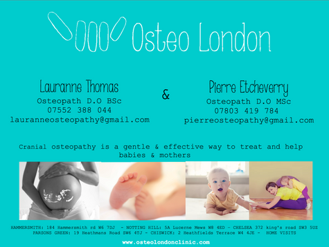 Cranial osteopathy: a gentle & effective way to treat and help babies & mothers