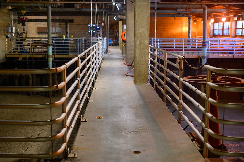 The Mendenhall Wastewater Treatment Plant on Oct. 1, 2025. (Jasz Garrett / Juneau Independent)