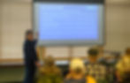 Barb Miranda, deputy forest supervisor for the Tongass National Forest, presents at the Juneau District Ranger Office on Wednesday, April 15, 2026. (Jasz Garrett / Juneau Independent)