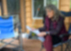 Angela Smith practices reading her draft testimony at her View Drive home on Saturday, May 16, 2026. (Jasz Garrett / Juneau Independent)